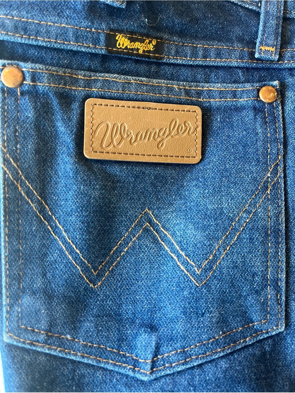 Wrangler Men’s Blue Denim Jeans - Cowboy Cut 13MWZ - Picture 3 of 4